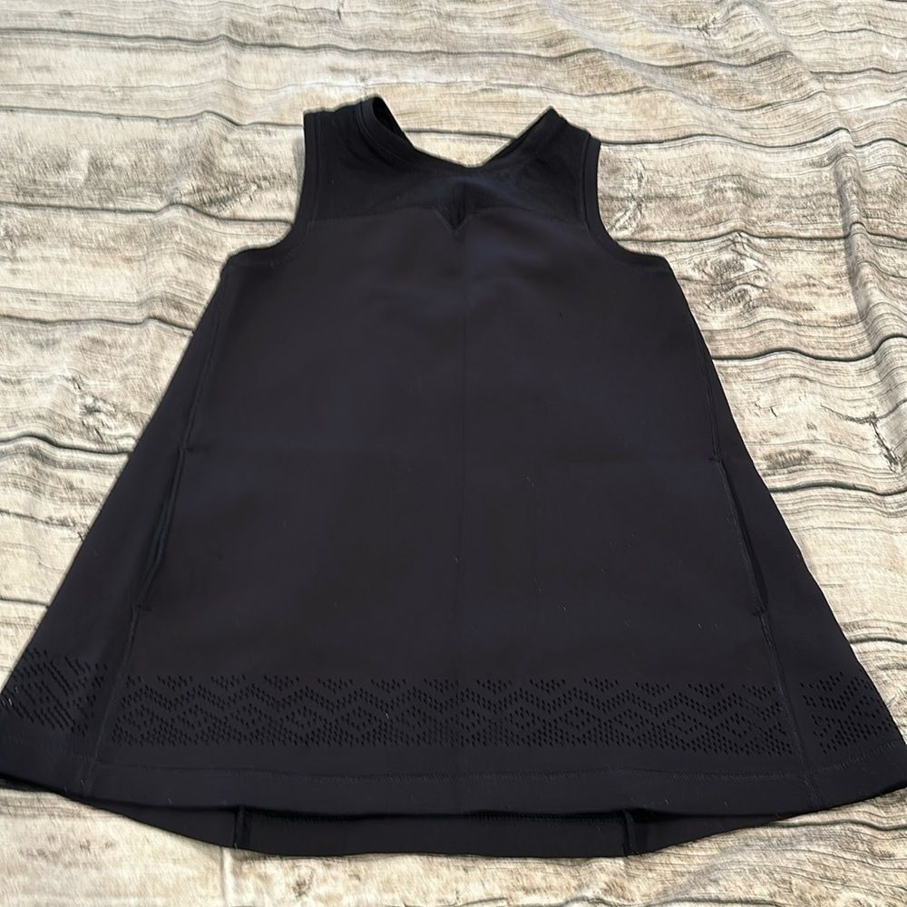 Ivivva Black Laser Cut Dress With Cutout Back Size 14